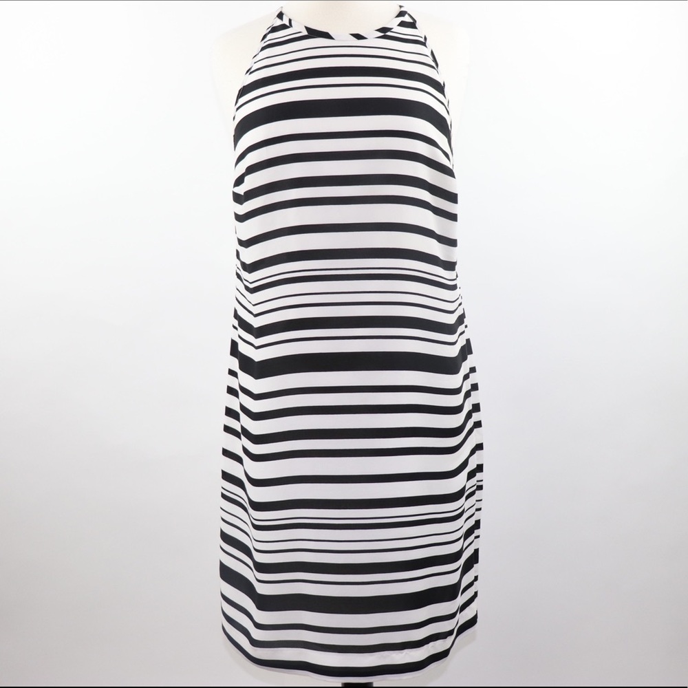 Banana Republic Sleeveless High Neck Dress Sz 12